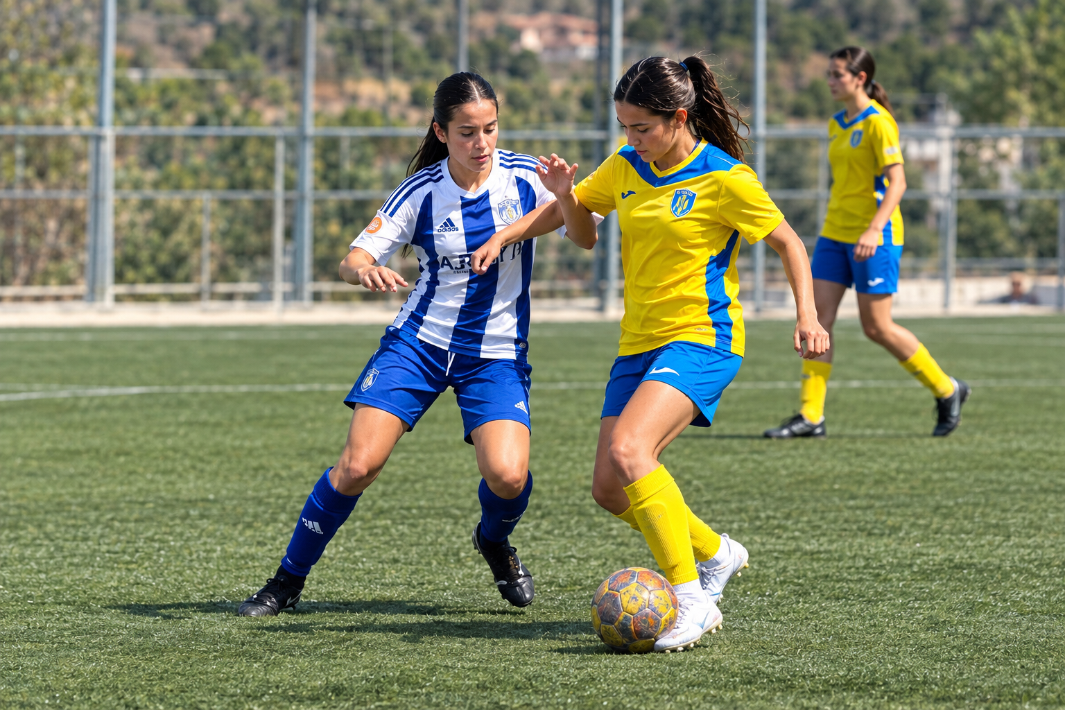 Jugadoras compitiendo en la Costa Brava Queens Cup