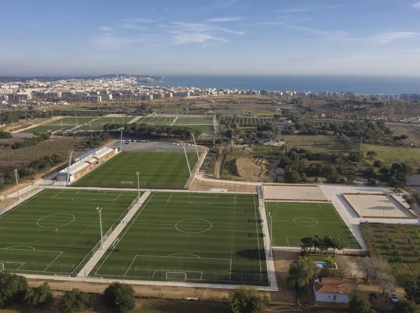 Campos de juego del complejo deportivo de Salou